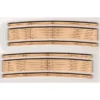Blair Line 013 - 2-Lane Curved Laser-Cut Wood Grade Crossing 2-Pack -- 21-23" Radius - N Scale Kit -Model Train Hub blr011 02408.1671410881