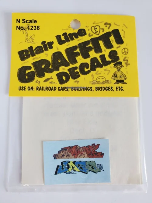 Blair Line 1238 - Graffiti Set "Jase/Sketch" - N Scale