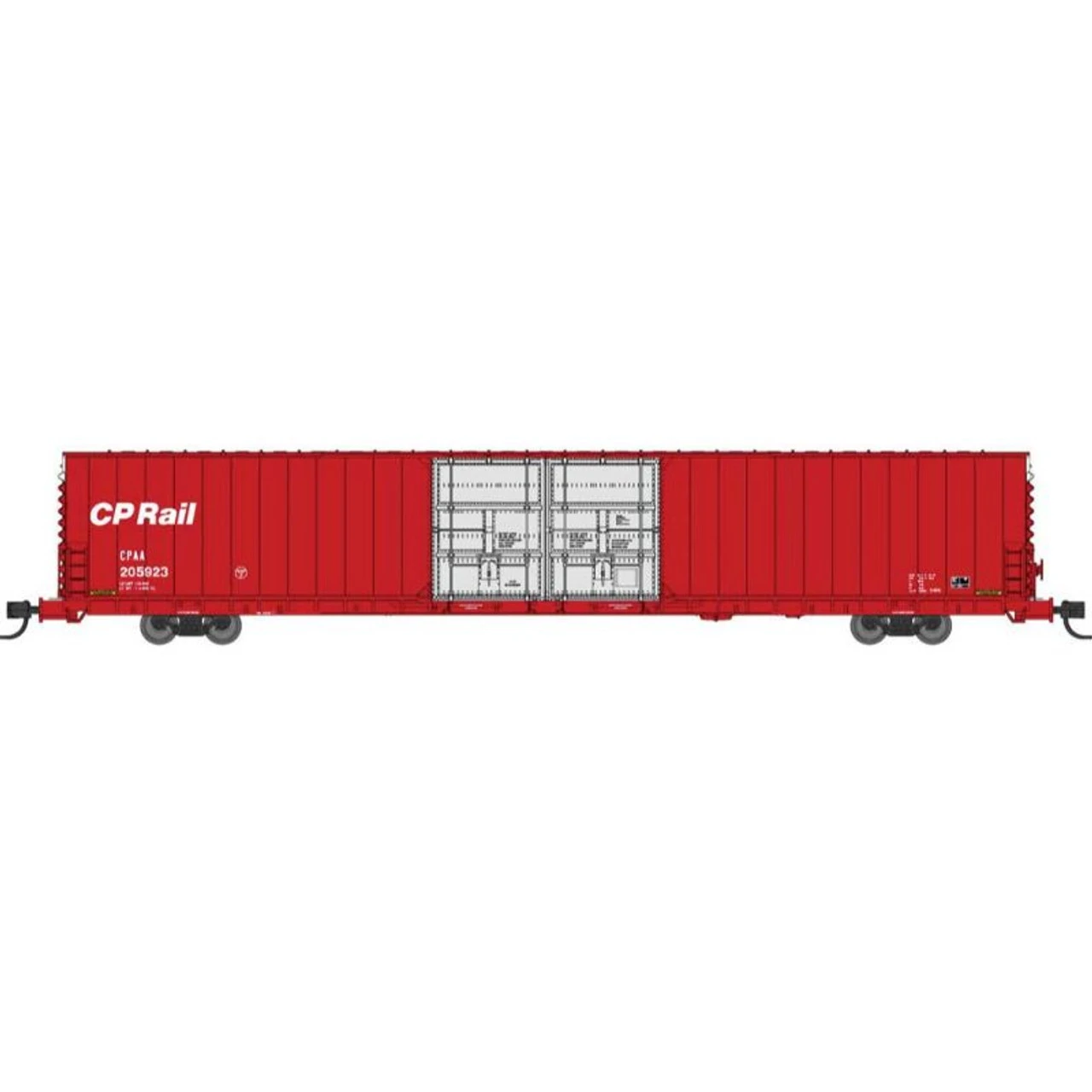 Bluford Shops 86610 - PS 86' Auto Parts Double Door Boxcar Canadian Pacific (CPAA) 205923 - N Scale 3 Bluford Shops 86610 - PS 86' Auto Parts Double Door Boxcar Canadian Pacific (CPAA) 205923 - N Scale