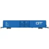 Bluford Shops 86655 - PS 86' Auto Parts Double Door Boxcar Grand Trunk Western (GTW) 126439 - N Scale -Model Train Hub blu86650 23674.1674932494