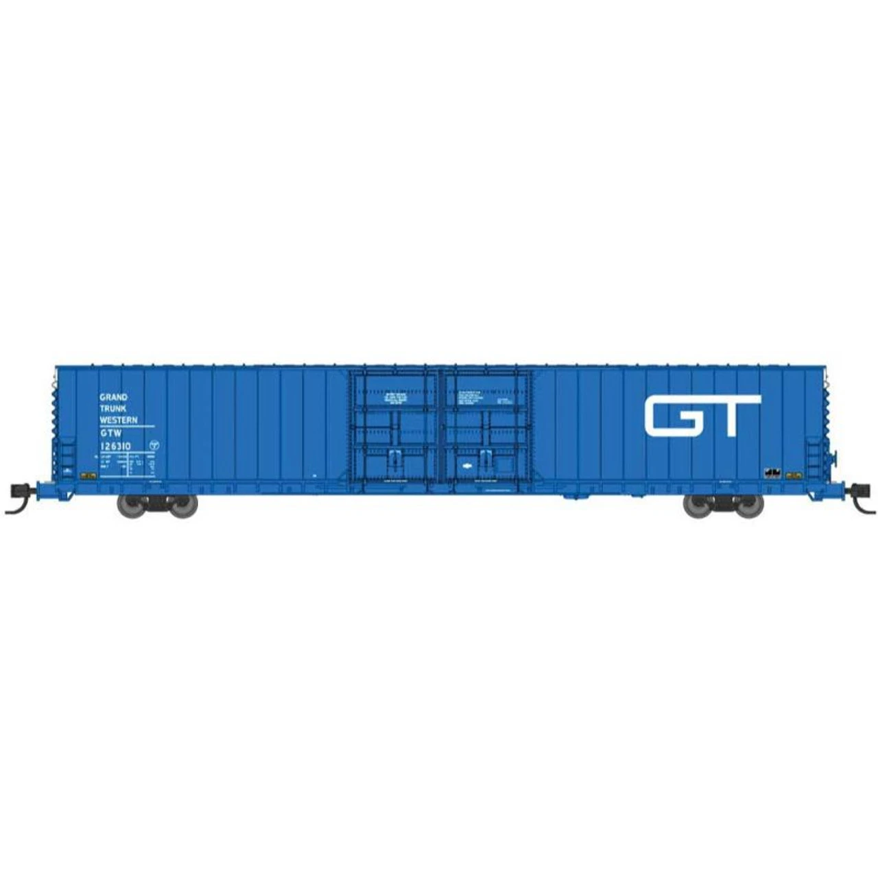 Bluford Shops 86651 - PS 86' Auto Parts Double Door Boxcar Grand Trunk Western (GTW) 126307 - N Scale 3 Bluford Shops 86651 - PS 86' Auto Parts Double Door Boxcar Grand Trunk Western (GTW) 126307 - N Scale
