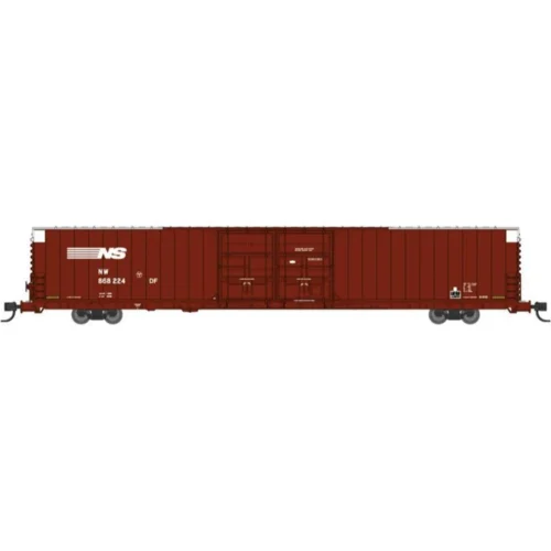 Bluford Shops 86670 - PS 86' Auto Parts Double Door Boxcar Norfolk Southern (NW) 868224 - N Scale