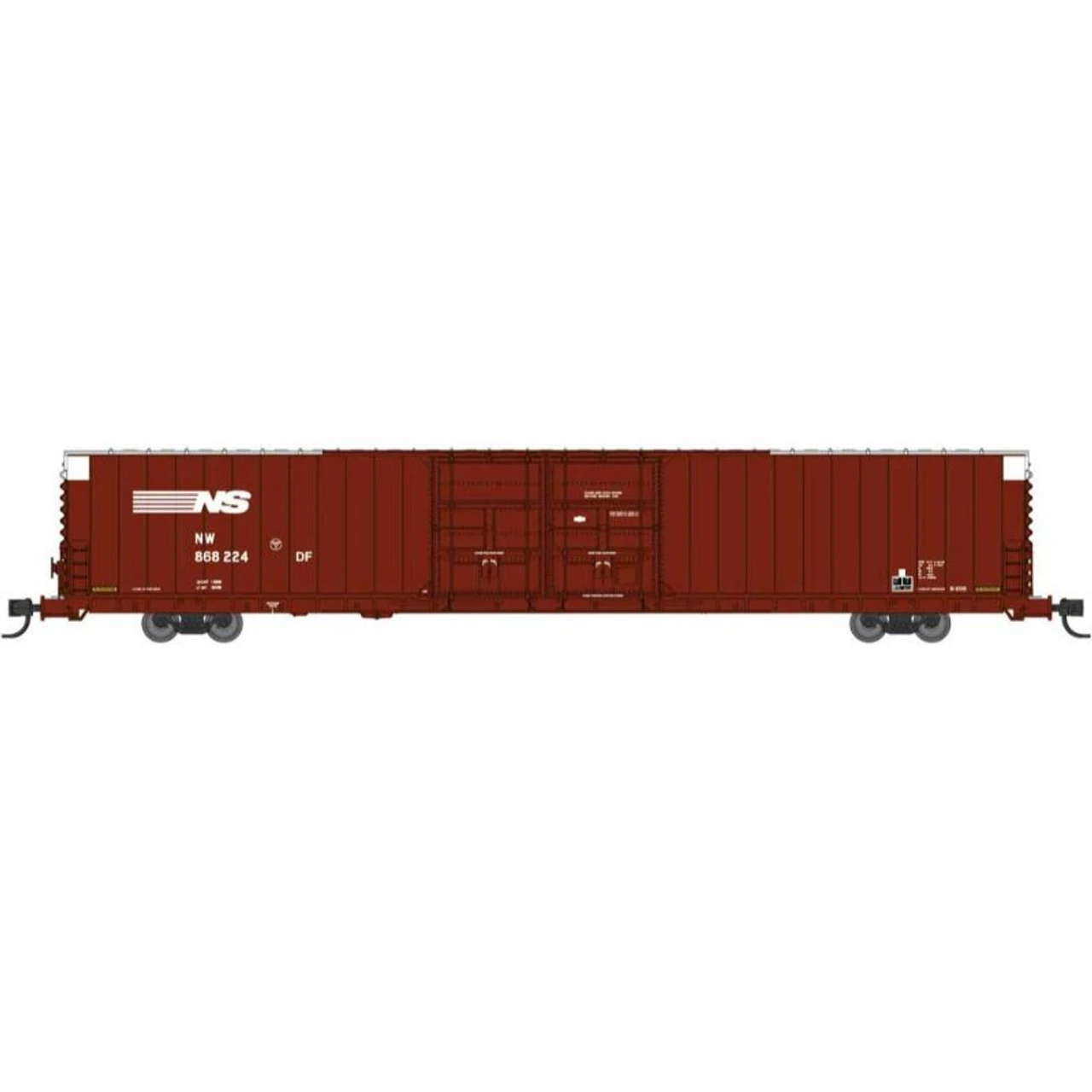 Bluford Shops 86670 - PS 86' Auto Parts Double Door Boxcar Norfolk Southern (NW) 868224 - N Scale 3 Bluford Shops 86670 - PS 86' Auto Parts Double Door Boxcar Norfolk Southern (NW) 868224 - N Scale