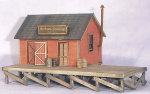 Banta Modelworks 2082 - Herbert's Crossing Freight House - HO Scale Kit
