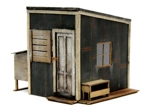 Banta Modelworks 2144 - Lineside Shed - HO Scale Kit