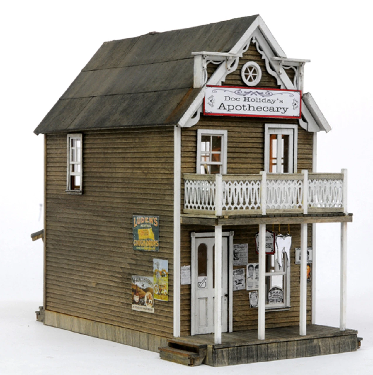 Banta Modelworks 2145 - Doc Holiday's Apothecary - HO Scale Kit 3 Banta Modelworks 2145 - Doc Holiday's Apothecary - HO Scale Kit
