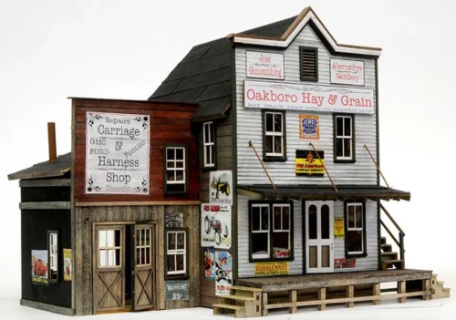 Banta Modelworks 2153 - Oakboro Hay & Grain - HO Scale Kit
