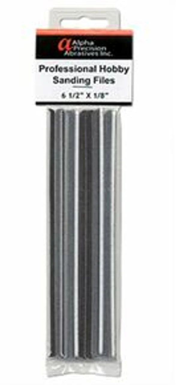 Alpha Abrasives 0305 - Professional Sanding File Pkg(12) - 1/8" .3cm - Coarse 3 Alpha Abrasives 0305 - Professional Sanding File Pkg(12) - 1/8" .3cm - Coarse