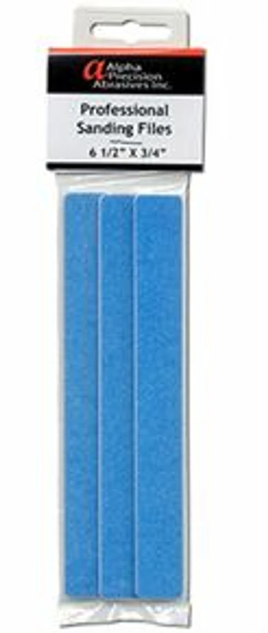 Alpha Abrasives 0312 - Professional Sanding File Pkg(12) - 3/4" 1.9cm - Medium 3 Alpha Abrasives 0312 - Professional Sanding File Pkg(12) - 3/4" 1.9cm - Medium