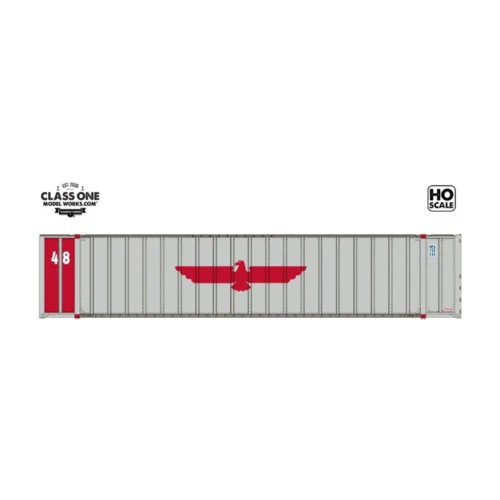 Class One Model Works CT00304 - Monon 48' Exterior-Post Containers American President Lines 482734 - HO Scale