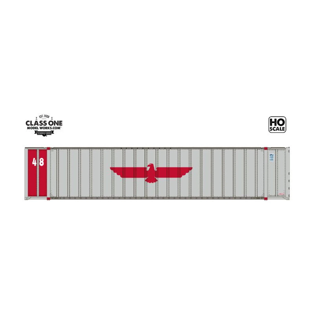 Class One Model Works CT00304 - Monon 48' Exterior-Post Containers American President Lines 482734 - HO Scale 3 Class One Model Works CT00304 - Monon 48' Exterior-Post Containers American President Lines 482734 - HO Scale
