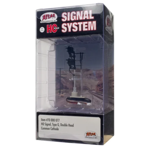 Atlas 70 000 077 - Double Head {Type G} Y Pattern Signal - HO Scale