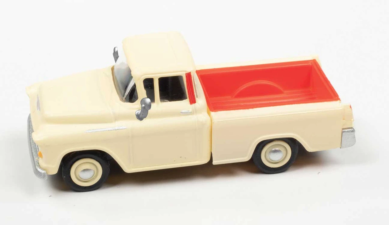 Classic Metal Works 30622 - 1955 Chevrolet Cameo Pickup Truck - Assembled (Ivory, Red) - HO Scale 3 Classic Metal Works 30622 - 1955 Chevrolet Cameo Pickup Truck - Assembled (Ivory, Red) - HO Scale