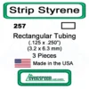 Evergreen 257 - Rectangular Tubing .125 X .250" 1 Evergreen 257 - Rectangular Tubing .125 X .250" -Model Train Hub evg257 41934.1671411067
