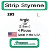 Evergreen 293 - Styrene Angle .100" -Model Train Hub evg293 53624.1671411071