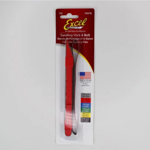 Excel 55678 - Sanding Stick With 2 - 120 Grit Belt