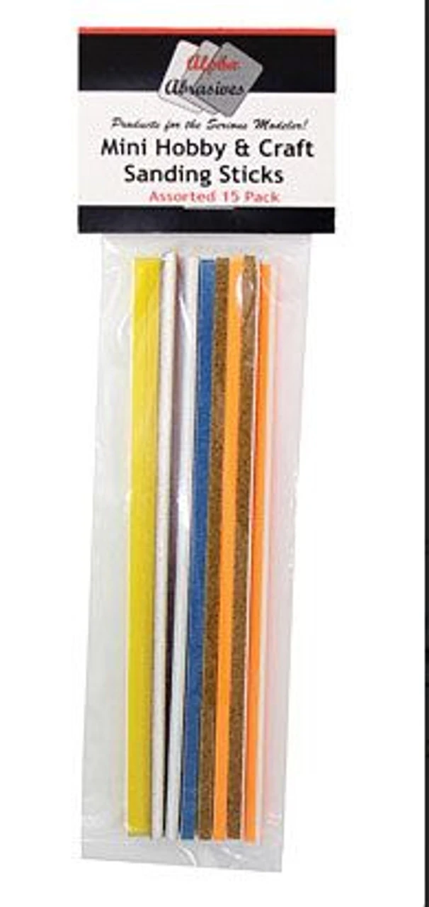 Alpha Abrasives 101 - Mini Hobby And Craft Sanding Sticks 3 Alpha Abrasives 101 - Mini Hobby And Craft Sanding Sticks