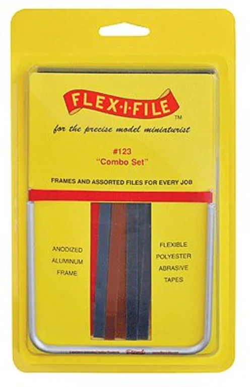 Flex-i-File 123 - Combo Set - Frame W/8 Each Fine, Medium & Coarse Tapes, 1 Bonus Tape
