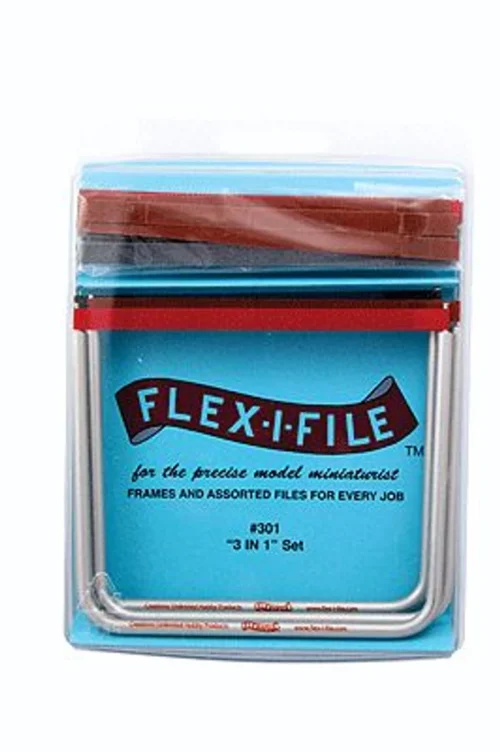 Flex-i-File 301 - 3-in-1 - 3 Frames Plus 7 Each Fine, Medium & Coarse Tapes