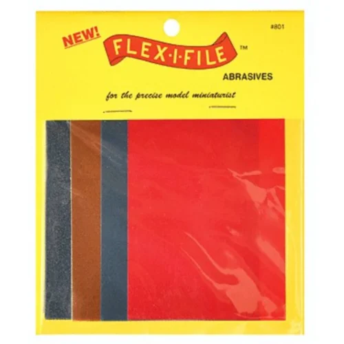 Flex-i-File 801 - Abrasives Package; Includes 2 Sheets Each #150, 280, 320 & 600 Grit
