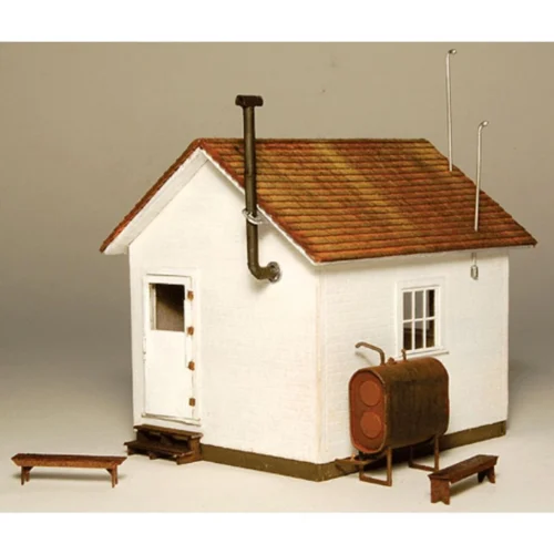 GC Laser 1901 - West End Shack -- Kit - 2-1/4 X 2-3/8 X 2-3/8" 12.2 X 6 X 6cm - HO Scale Kit