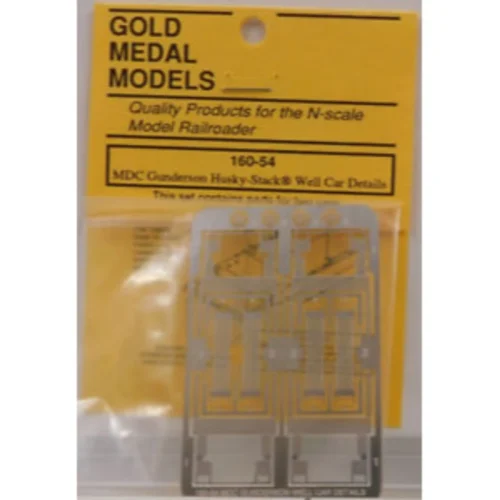 Gold Medal Models 160-54 - Detailing Set For MDC Gunderson Well Car (parts For Two Cars)