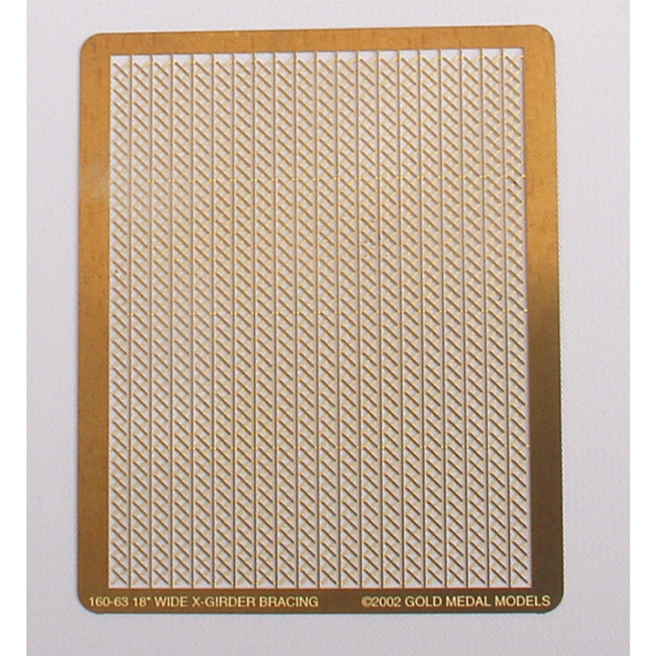 Gold Medal Models 160-63 - 18" Wide X-Bracing For Steel Girders (1,000 Scale Feet) 3 Gold Medal Models 160-63 - 18" Wide X-Bracing For Steel Girders (1,000 Scale Feet)
