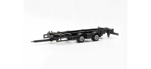 Herpa Models 085540 - Interchangeable Dual-Axle Trailer Chassis Pkg(2) - HO Scale Kit