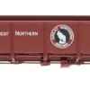 InterMountain 35010-44 - General Service Drop Bottom Gondola - Steel Sides Great Northern (GN) 75653 - HO Scale -Model Train Hub imr35010 78806.1679594005
