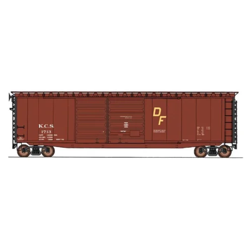 InterMountain 45626-05 - 50' PS-1 Double Door Boxcar Kansas City Southern (KCS) 1714 - HO Scale