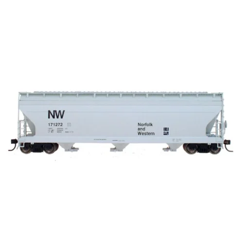InterMountain 47030-11 - ACF 4650 3-Bay Hopper Norfolk & Western (NW) 171224 - HO Scale