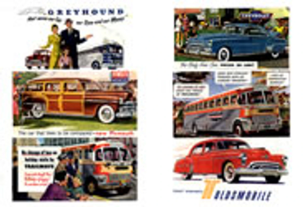 JL Innovative 172 - Auto & Transportation Billboard Signs - 1940s-50s (6 Signs) - HO Scale 3 JL Innovative 172 - Auto & Transportation Billboard Signs - 1940s-50s (6 Signs) - HO Scale