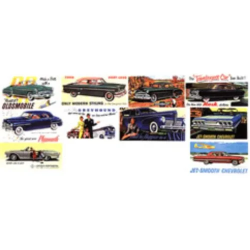 JL Innovative 203 - Auto Signs For Billboards 1940's To 1960's - N Scale