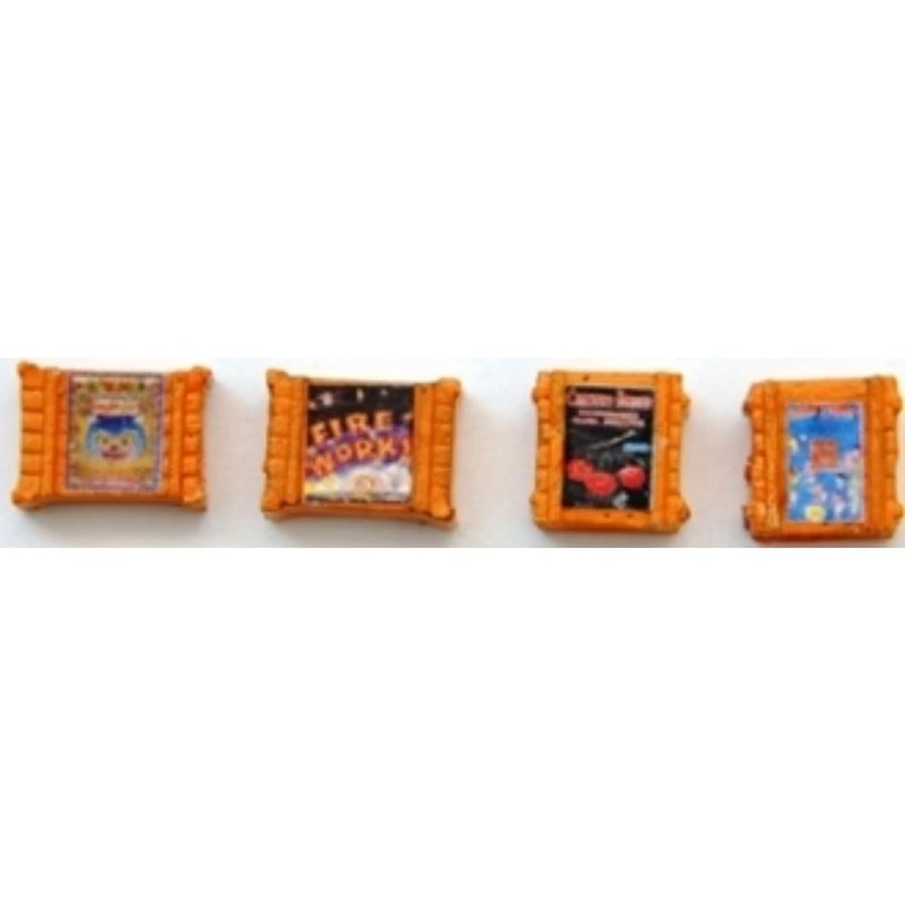 JL Innovative 528 - Custom Crates Fireworks Orange (4) - HO Scale 3 JL Innovative 528 - Custom Crates Fireworks Orange (4) - HO Scale