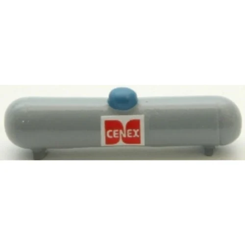 JL Innovative 759 - Custom Large Propane Tank Gray/Blue Top - HO Scale