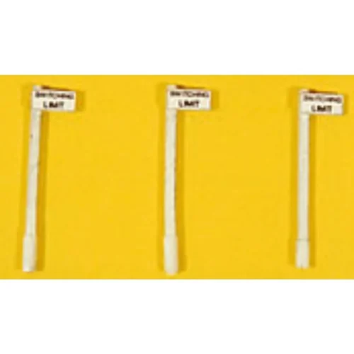 JL Innovative 834 - Custom Right Of Way Signs Switching Limit - HO Scale