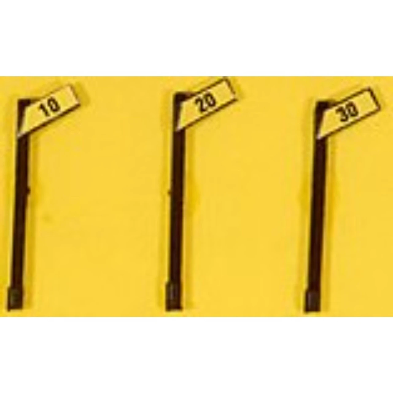 JL Innovative 843 - Slow Speed Sign/Angled Style (3) - HO Scale 3 JL Innovative 843 - Slow Speed Sign/Angled Style (3) - HO Scale