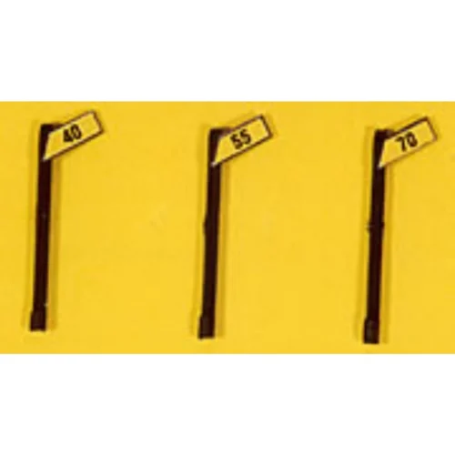 JL Innovative 844 - Custom Right Of Way Signs - Angled High Speed - HO Scale