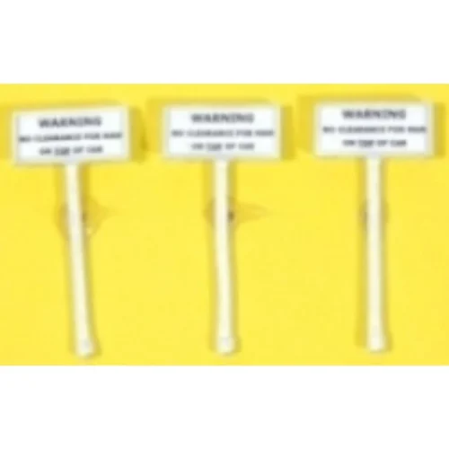 JL Innovative 850 - Custom Right Of Way Signs - No Clearance - HO Scale