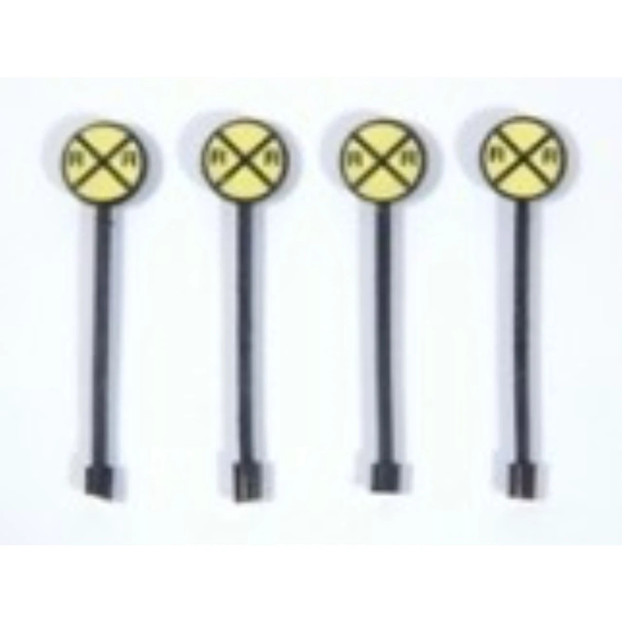 JL Innovative 853 - Custom RR Crossing Warning Signs (4) - HO Scale 3 JL Innovative 853 - Custom RR Crossing Warning Signs (4) - HO Scale