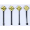JL Innovative 855 - Custon "Look For Trains" Warning Signs (4) - HO Scale -Model Train Hub jli855 79572.1671411254