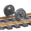Kadee #520 - 33" Diameter Smooth "Standard" Wheelsets - HO Scale -Model Train Hub kad520 1 12629.1671411388
