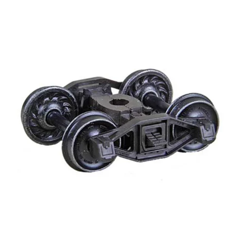 Kadee #1581 - HGC Bettendorf T-Section Self Centering Caboose Trucks - HO Scale