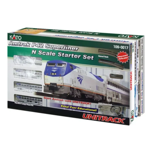 Kato 106-0017 - P42 And Superliner Starter Set Amtrak (AMTK) - N Scale