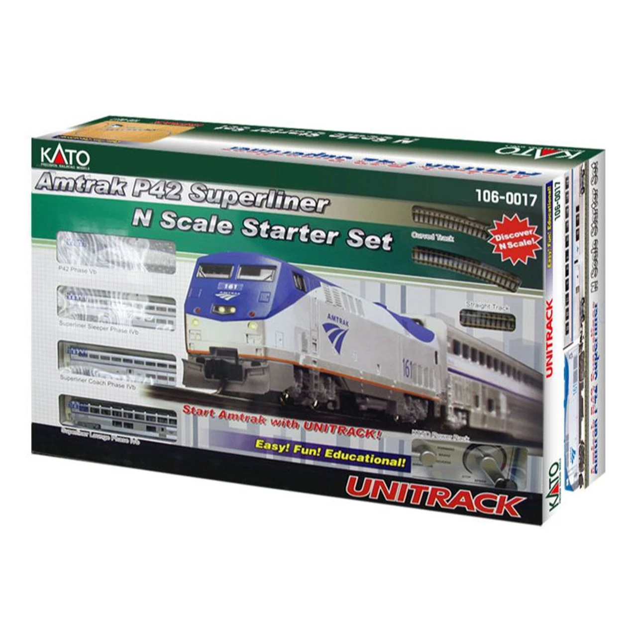 Kato 106-0017 - P42 And Superliner Starter Set Amtrak (AMTK) - N Scale 3 Kato 106-0017 - P42 And Superliner Starter Set Amtrak (AMTK) - N Scale