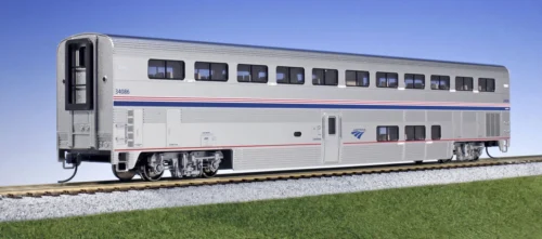 Kato 156-0980-1 - Superliner I Coach - Phase VI (also Known As Phase IVb) Amtrak (AMTK) 34006 - N Scale