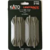 Kato 2-142 - 123mm (4 7/8") Road Crossing + Rerailer Track [2 Pcs] - HO Scale -Model Train Hub kat2 142 03698.1671411410