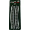 Kato 2-240 - 730mm (28 3/4") Radius 22.5º Curve Track [4 Pcs] - HO Scale -Model Train Hub kat2 240 50565.1671411412