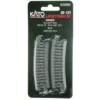 Kato 20-121 - 315mm (12 3/8") Radius 15º Curve Track [4 Pcs] - N Scale -Model Train Hub kat20 121 47227.1671411419
