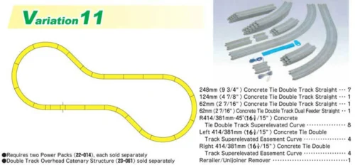 Kato 20-870 - V11 Double Track Set - N Scale